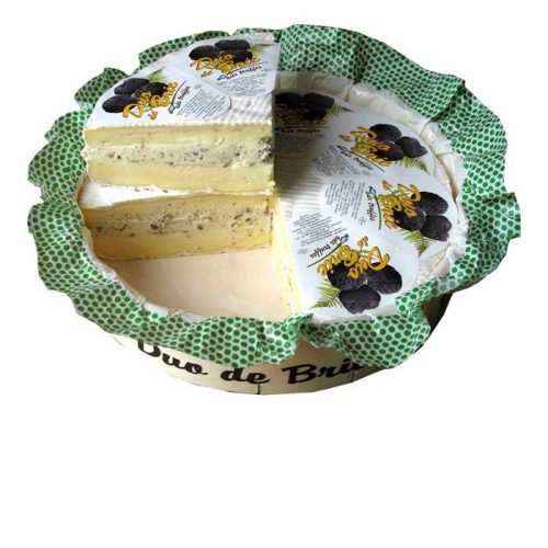 brie con trufas