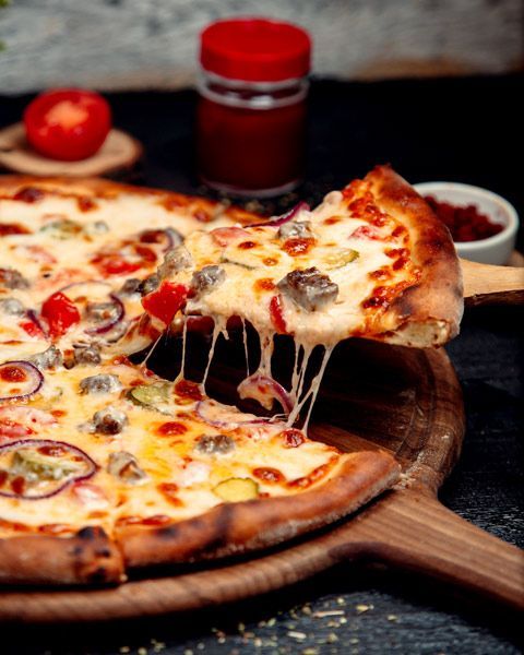 provolone y mozzarella